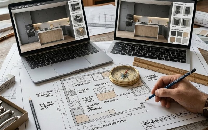 📐 How to Plan a Perfect Kitchen Layout for Your Home